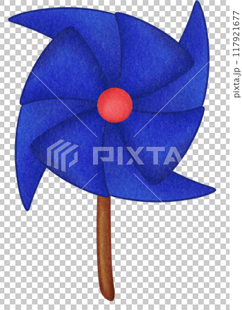 Patriotic Red White and Blue Pinwheel Patriotic Red White and Blue Pinwheel 117921677