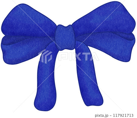Patriotic Ribbon with American Flag Bow 117921713