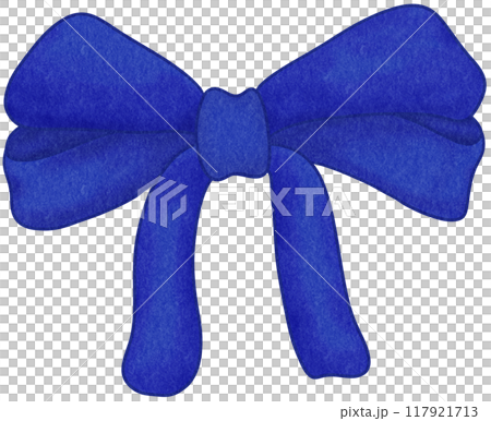Patriotic Ribbon with American Flag Bow 117921713