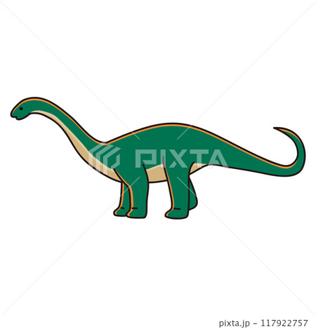 アパトサウルスのイラスト 117922757