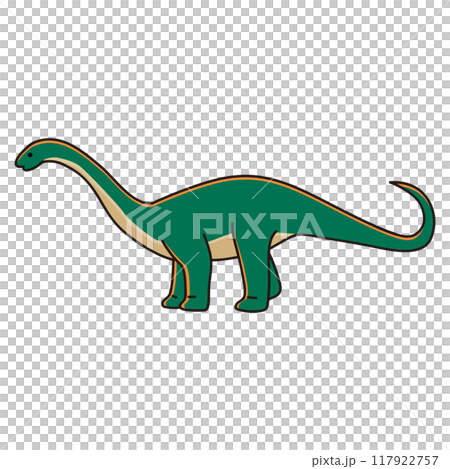 アパトサウルスのイラスト 117922757