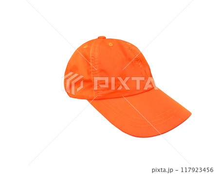 orange cap isolated on a white background 117923456