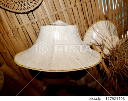 Straw Hat Thai Farmer's Hat Straw Hat Thai Farmer's Hat 117923508