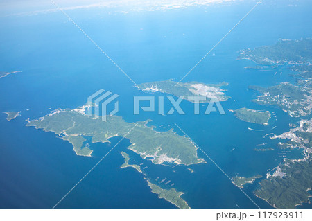 三重県鳥羽市答志島坂手島菅島空撮 117923911