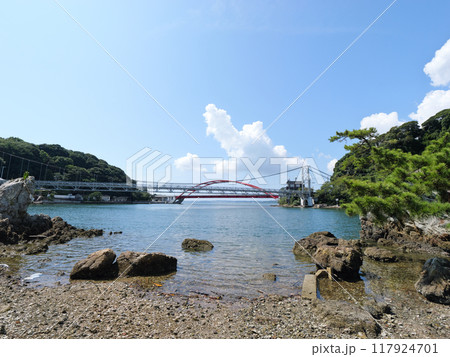 静岡県 浜松市 猪鼻湖 瀬戸橋 静岡県 浜松市 猪鼻湖 瀬戸橋 117924701