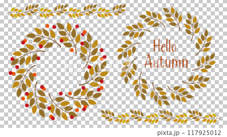 秋葉圓框和線組/橄欖色 117925012