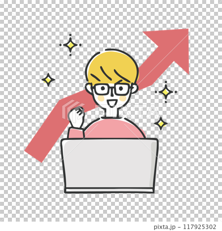 成功人士的插畫 117925302