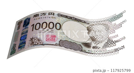 電子マネー（日本紙幣） 117925799
