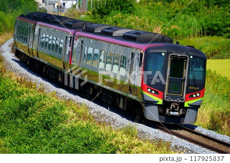 丹生～三本松間を走る増結された特急うずしお 117925837