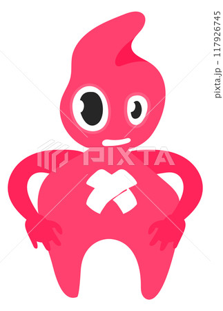 Alien creature cartoon character. Funny monster icon 117926745