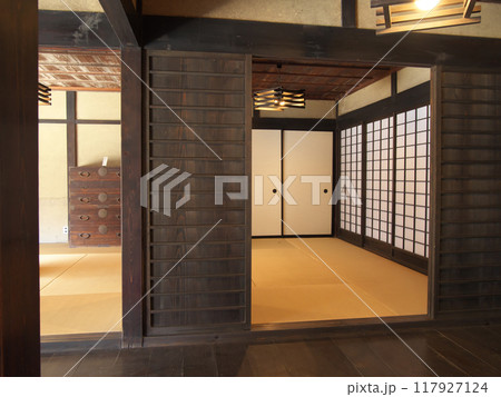 静岡県　島田宿　大井川川越遺跡跡　8月 117927124