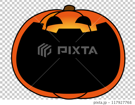 Halloween big-mouth pumpkin 117927768