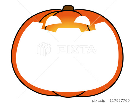 ハロウィンの大口の南瓜 117927769