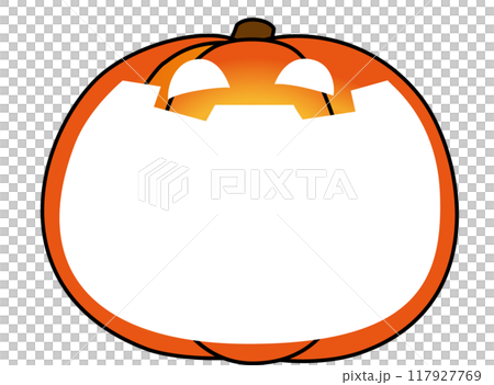 Halloween big-mouth pumpkin 117927769