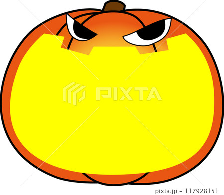 ハロウィンの大口の南瓜 117928151