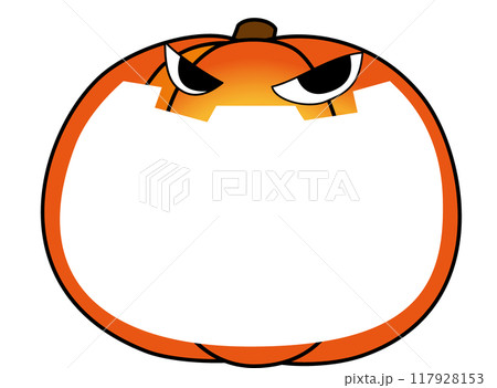ハロウィンの大口の南瓜 117928153