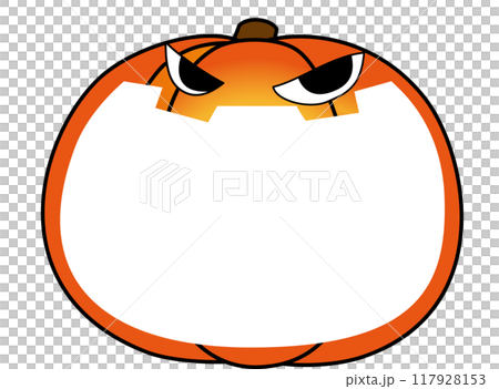 ハロウィンの大口の南瓜 117928153