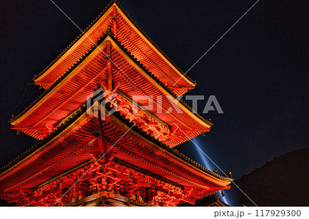 清水寺夜間特別拝観2023年桜の季節 117929300
