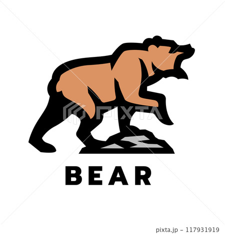 Bear logo, symbol. 117931919