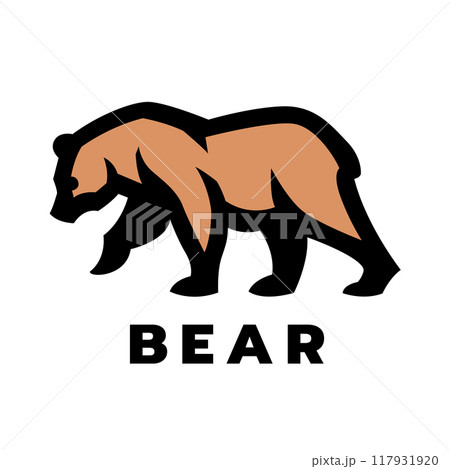 Bear logo, symbol. 117931920