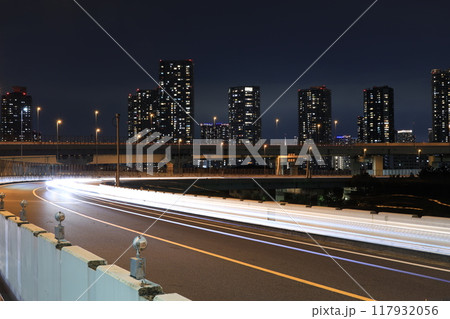 辰巳第二パーキングエリアの夜景 辰巳第二パーキングエリアの夜景 117932056