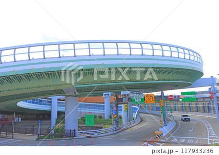 愛知県名古屋市、名古屋高速黒川出入り口の風景 愛知県名古屋市、名古屋高速黒川出入り口の風景 117933236