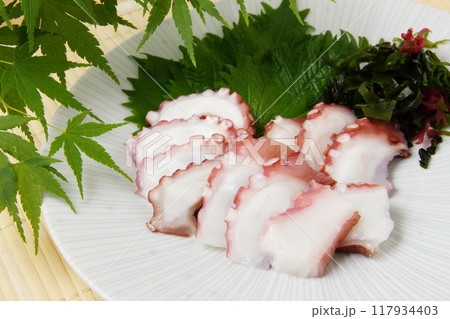 蛸の刺身 117934403