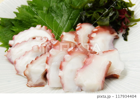 蛸の刺身 117934404