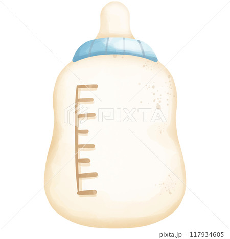 baby bottle of milk baby bottle of milk 117934605