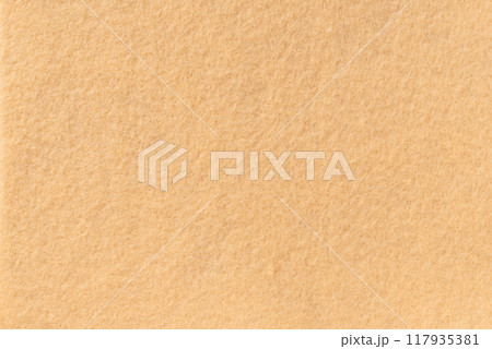 Macro image of felt texture background fabric material illustration wallpaper peach color 117935381