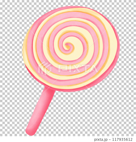 colorful lollipop isolated on white 117935612