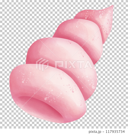 pink flamingo pink glaze isolated on white 117935734