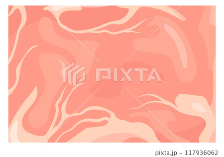 Lamb loin pattern. Tasty meat cartoon texture 117936062