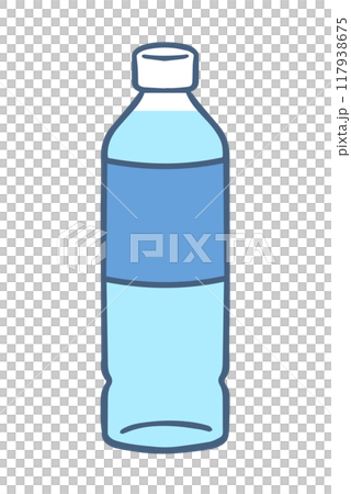塑料瓶裡的水的插圖 117938675