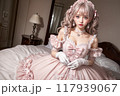 可愛いスウィートロリータファッションの女の子 117939067