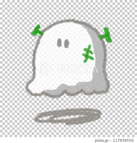 おばけハロウィン(フランケンおばけ) 117939550