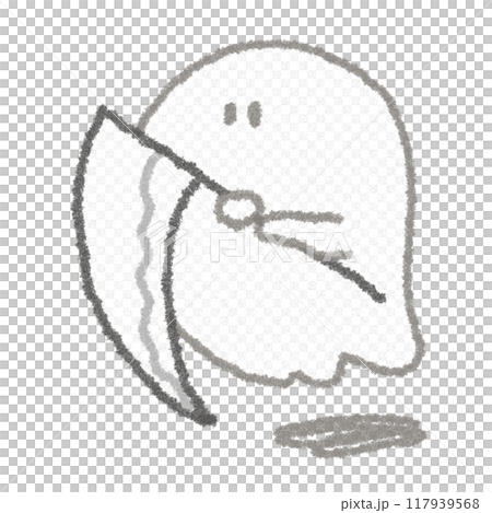 手に持つおばけ(死神のカマ) 手に持つおばけ(死神のカマ) 117939568