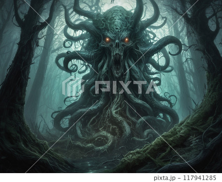 暗い森の中の怪物 117941285
