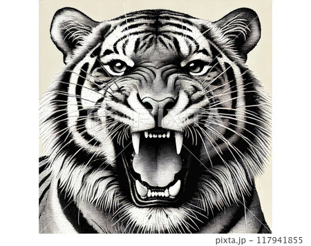吠える虎 117941855