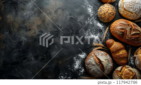 Rustic Bread Assortment 117942786