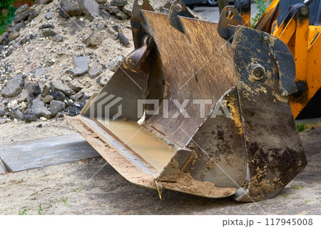 Excavator bulldozer bucket for for loading bulk cargo,road repair 117945008