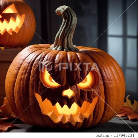 ハロウィン ジャックオーランタン ハロウィン ジャックオーランタン 117945231