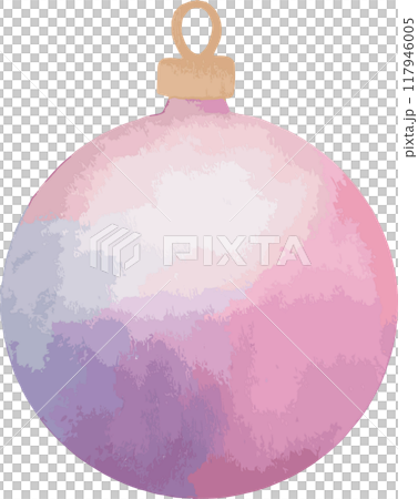 Christmas decorations, ornaments, watercolor, hand-drawn, cute, stylish, illustration material Christmas decorations, ornaments, watercolor, hand-drawn, cute, stylish, illustration material 117946005