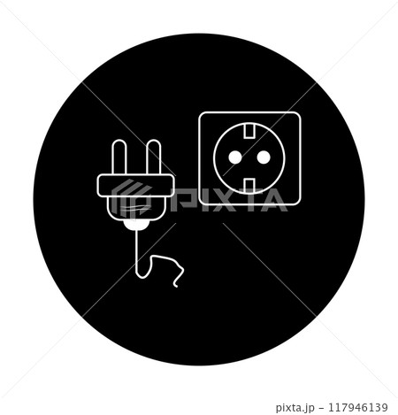 electrical terminal plug icon vector illustration symbol design electrical terminal plug icon vector illustration symbol design 117946139