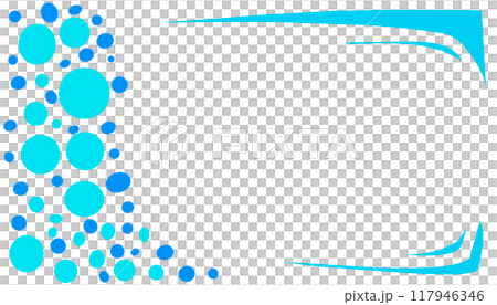 Blue bubble abstract illustration background Blue bubble abstract illustration background 117946346
