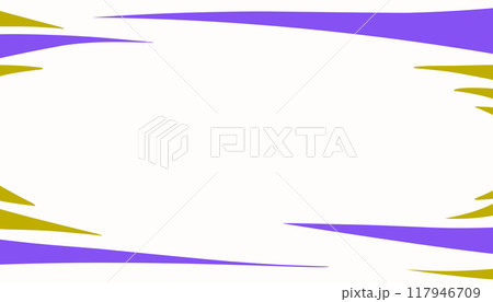 Abstract background with yellow and purple patterns on a white background Abstract background with yellow and purple patterns on a white background 117946709