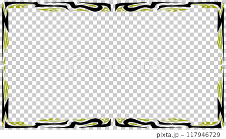 Abstract illustration background with black and gray border 117946729