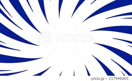 White comic illustration background with blue stripe 117946801