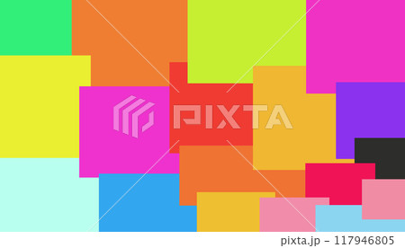 Abstract illustration background with many...のイラスト素材 [117946805] - PIXTA