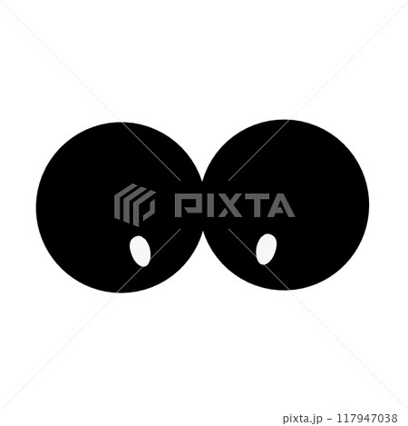 Illustration design graphic of eye shape. Perfect for sticker ornament 117947038